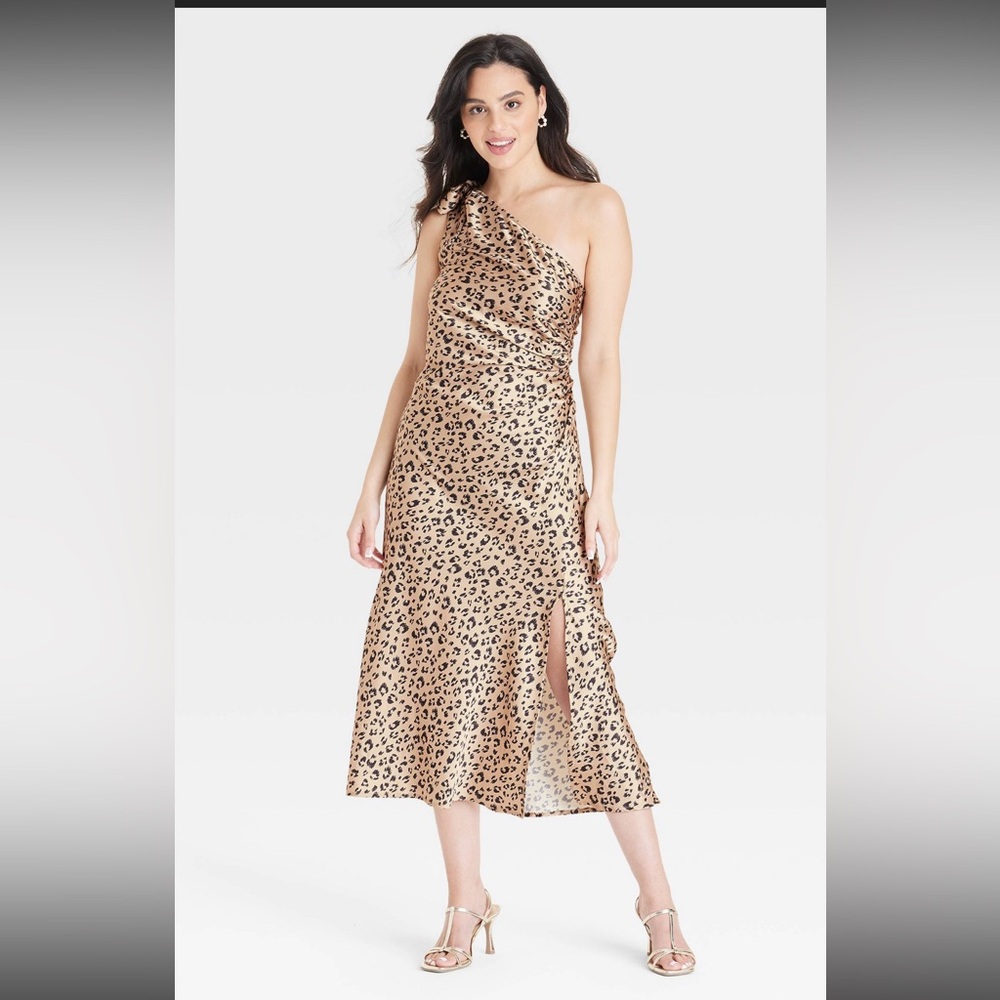 Women’s one shoulder midi dress - Large